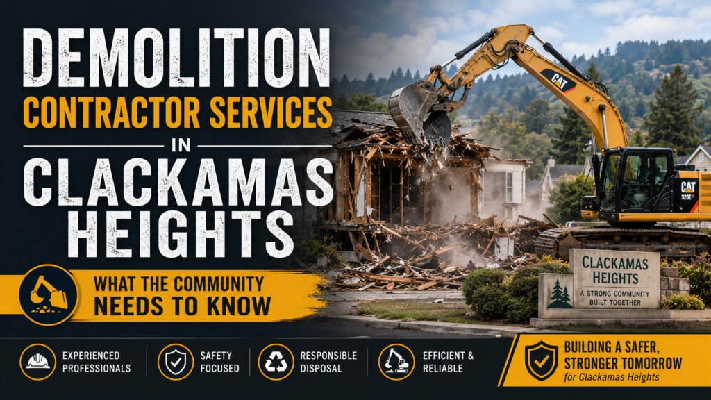 Demolition Contractor Services in Clackamas Heights: What the Community Needs to Know