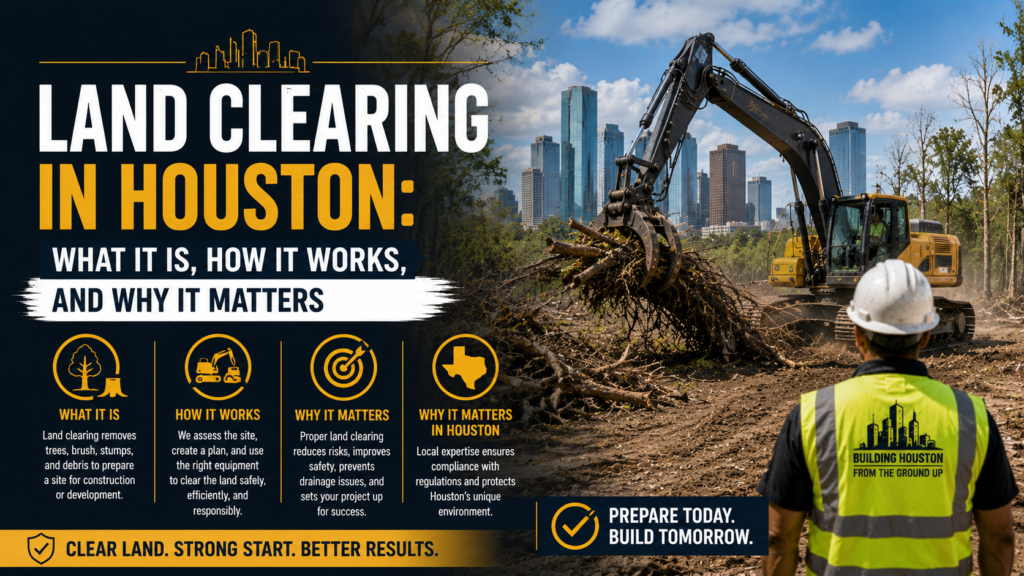 Land Clearing in Houston: What It Is, How It Works, and Why It Matters
